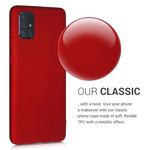 Husa pentru Samsung Galaxy A71, Silicon, Rosu, 51213.36 fotografia produsului View 5 S