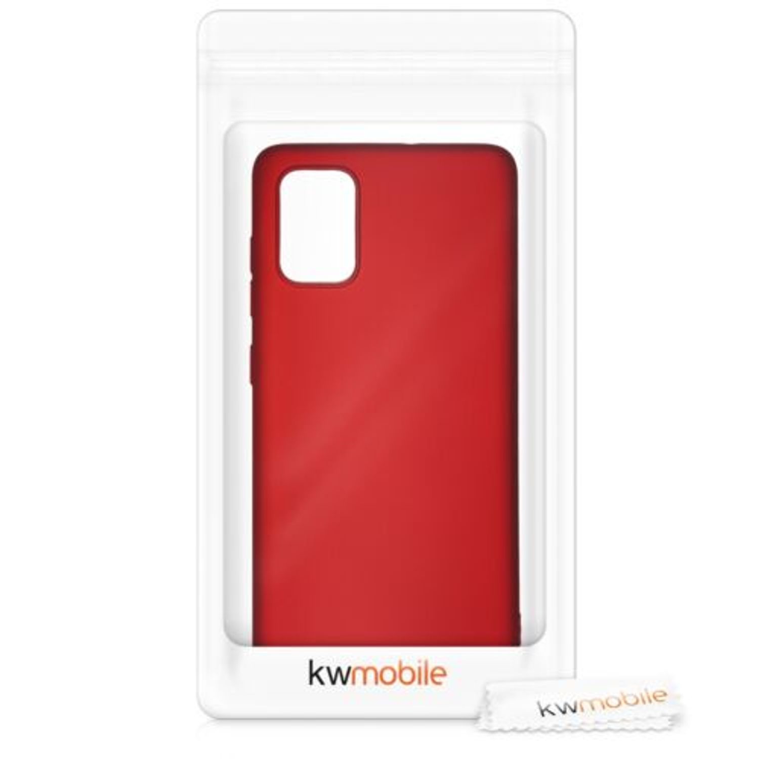 Husa pentru Samsung Galaxy A71, Silicon, Rosu, 51213.36 fotografia produsului View 8 L