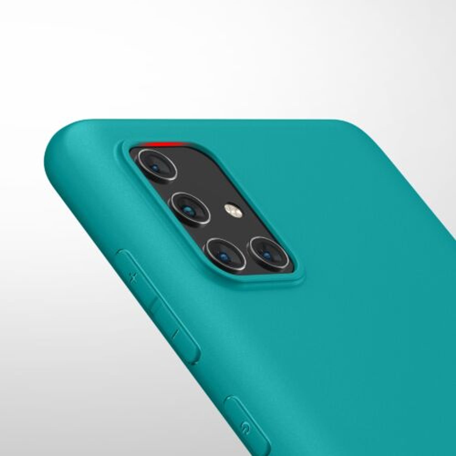 Husa pentru Samsung Galaxy A71, Silicon, Verde, 51208.57 fotografia produsului View 9 L