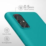 Husa pentru Samsung Galaxy A71, Silicon, Verde, 51208.57 fotografia produsului View 4 S