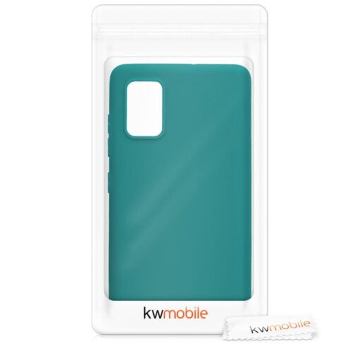 Husa pentru Samsung Galaxy A71, Silicon, Verde, 51208.57 fotografia produsului View 8 L