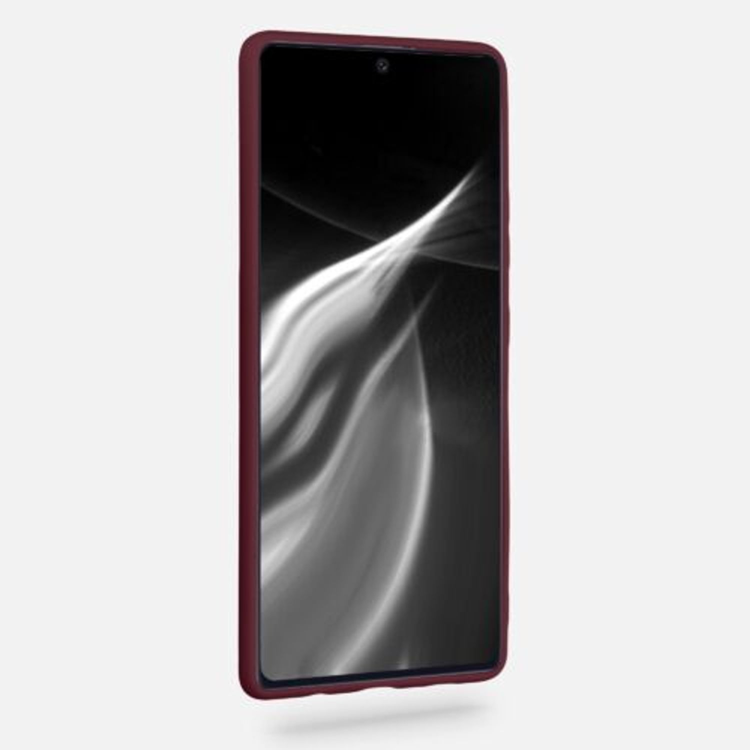 Husa pentru Samsung Galaxy A71 5G, Silicon, Rosu, 53020.190 fotografia produsului View 3 L
