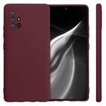 Husa pentru Samsung Galaxy A71 5G, Silicon, Rosu, 53020.190 fotografia produsului View 2 S