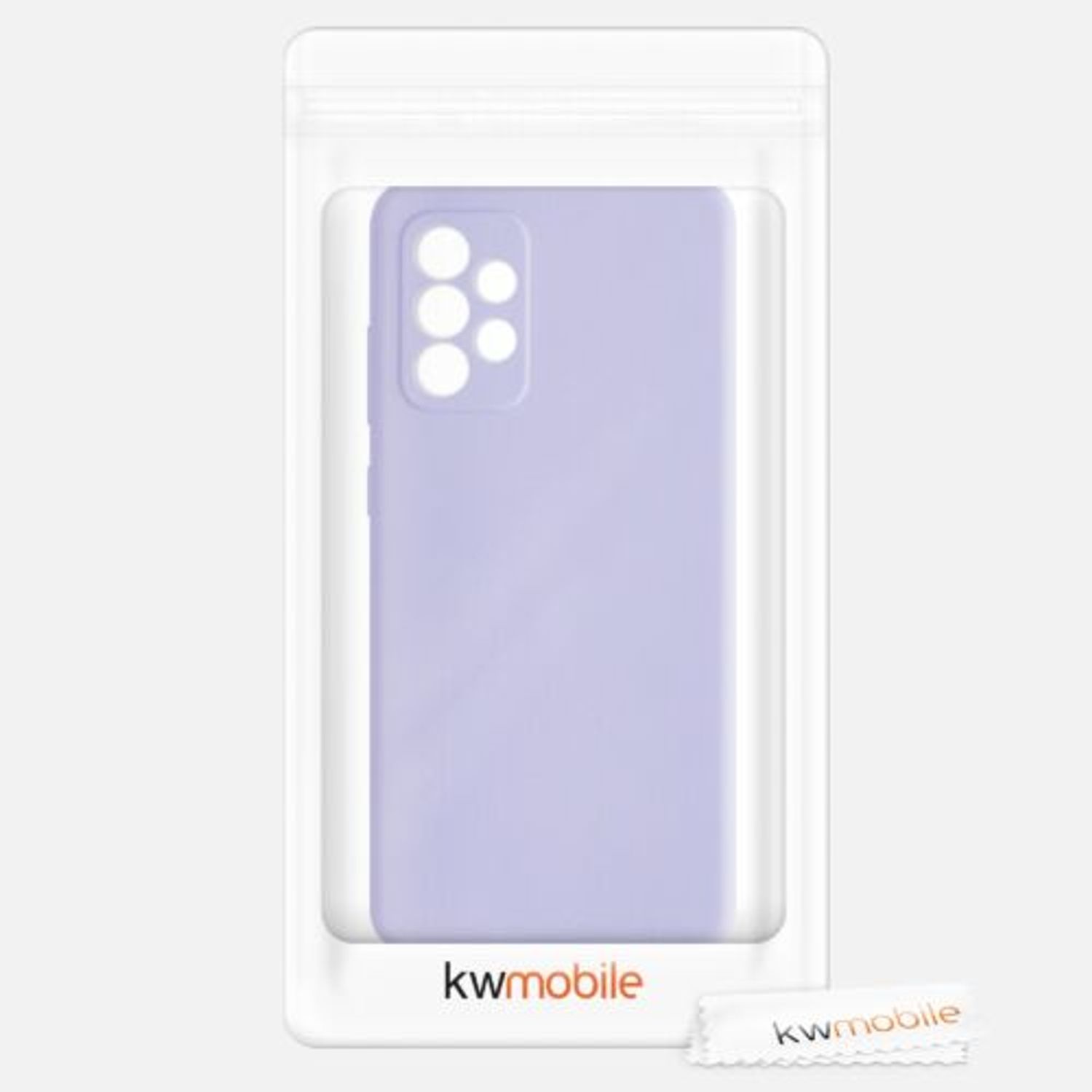 Husa pentru Samsung Galaxy A72, Silicon, Mov, 54359.139 fotografia produsului View 8 L