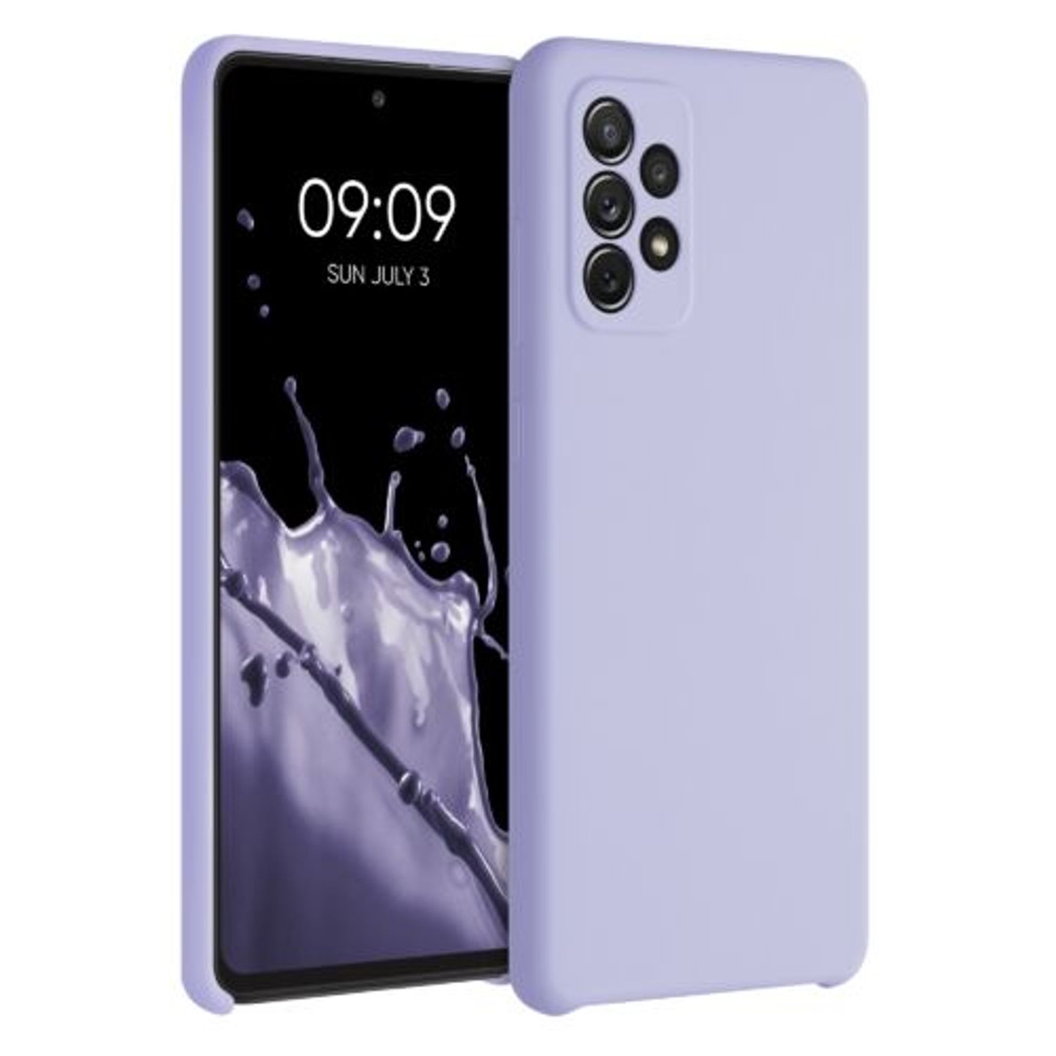 Husa pentru Samsung Galaxy A72, Silicon, Mov, 54359.139 fotografia produsului