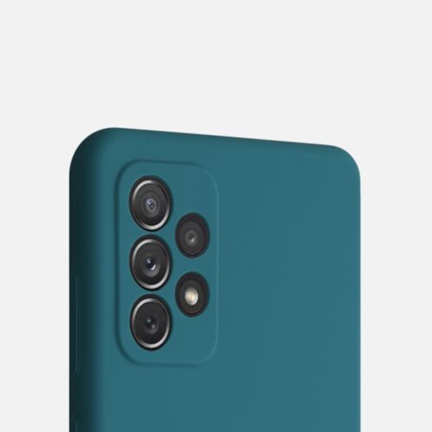 Husa pentru Samsung Galaxy A72, Silicon, Verde, 54359.57 fotografia produsului View 8 L