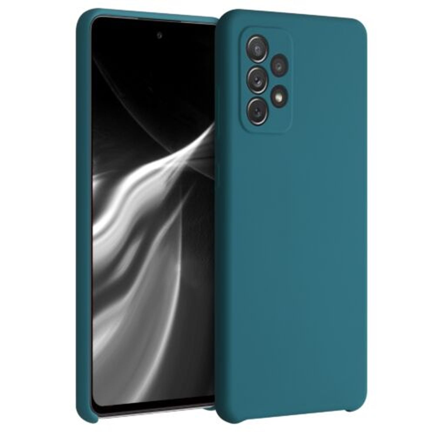 Husa pentru Samsung Galaxy A72, Silicon, Verde, 54359.57 fotografia produsului