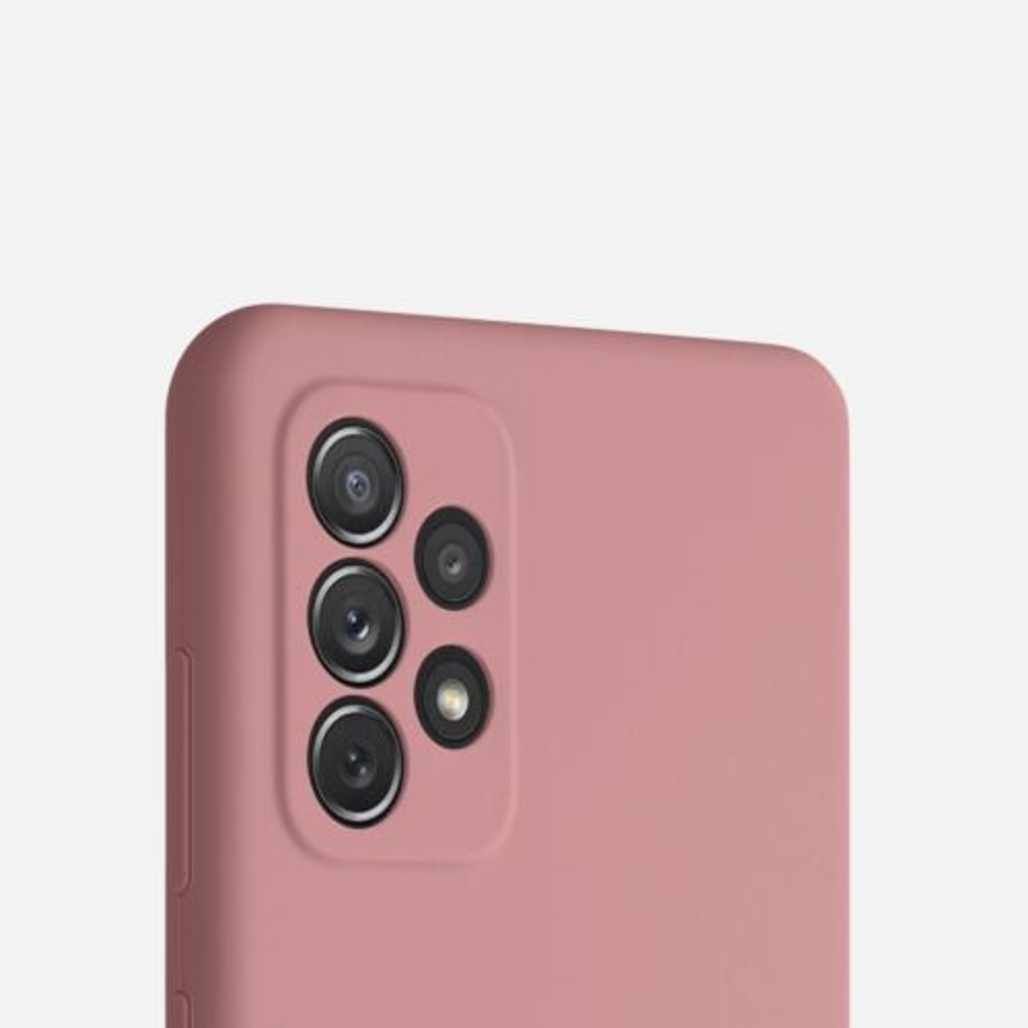 Husa pentru Samsung Galaxy A72, Silicon, Roz, 54359.193 fotografia produsului View 8 L
