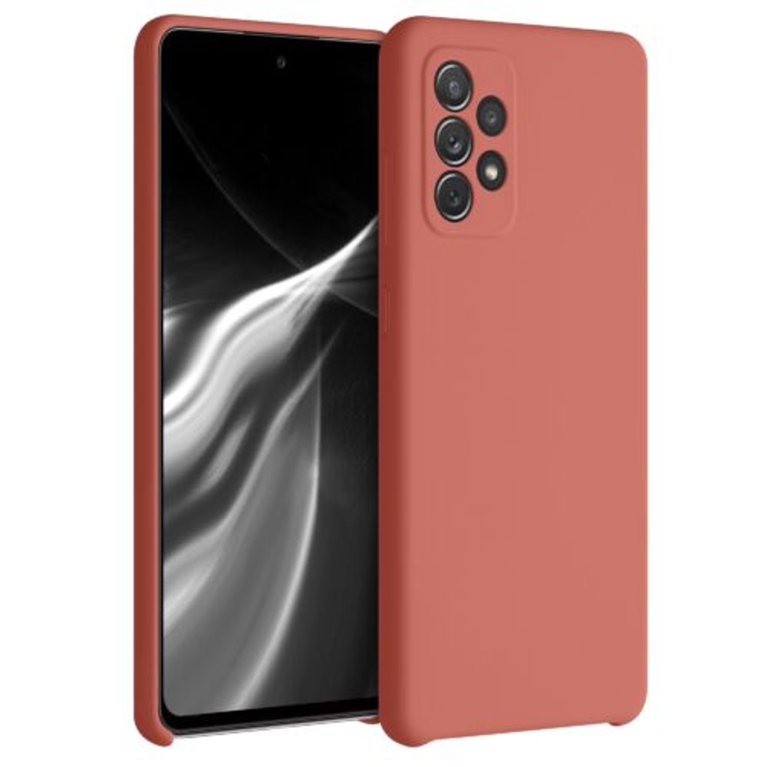 Husa pentru Samsung Galaxy A72, Silicon, Roz, 54359.215 fotografia produsului