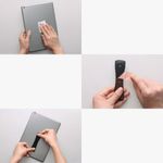 Suport tip inel pentru telefon, Kwmobile, Gri, Plastic, 35412.67 fotografia produsului View 9 S