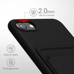 Husa pentru iPhone 8/iPhone 7/iPhone SE 2, Silicon, Negru, 55117.01 fotografia produsului View 4 S