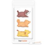 Set 3 Protectori pentru cablu de date, Kwmobile, Multicolor, Plastic, 48610.04 fotografia produsului View 7 S