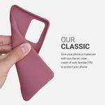 Husa pentru Samsung Galaxy A72, Silicon, Roz, 54358.167 fotografia produsului View 4 S