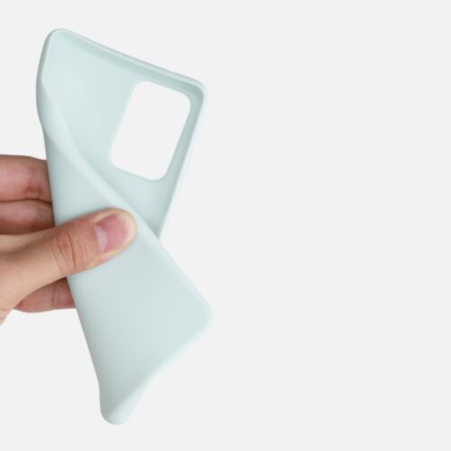 Husa pentru Samsung Galaxy A72, Silicon, Verde, 54358.200 fotografia produsului View 8 L