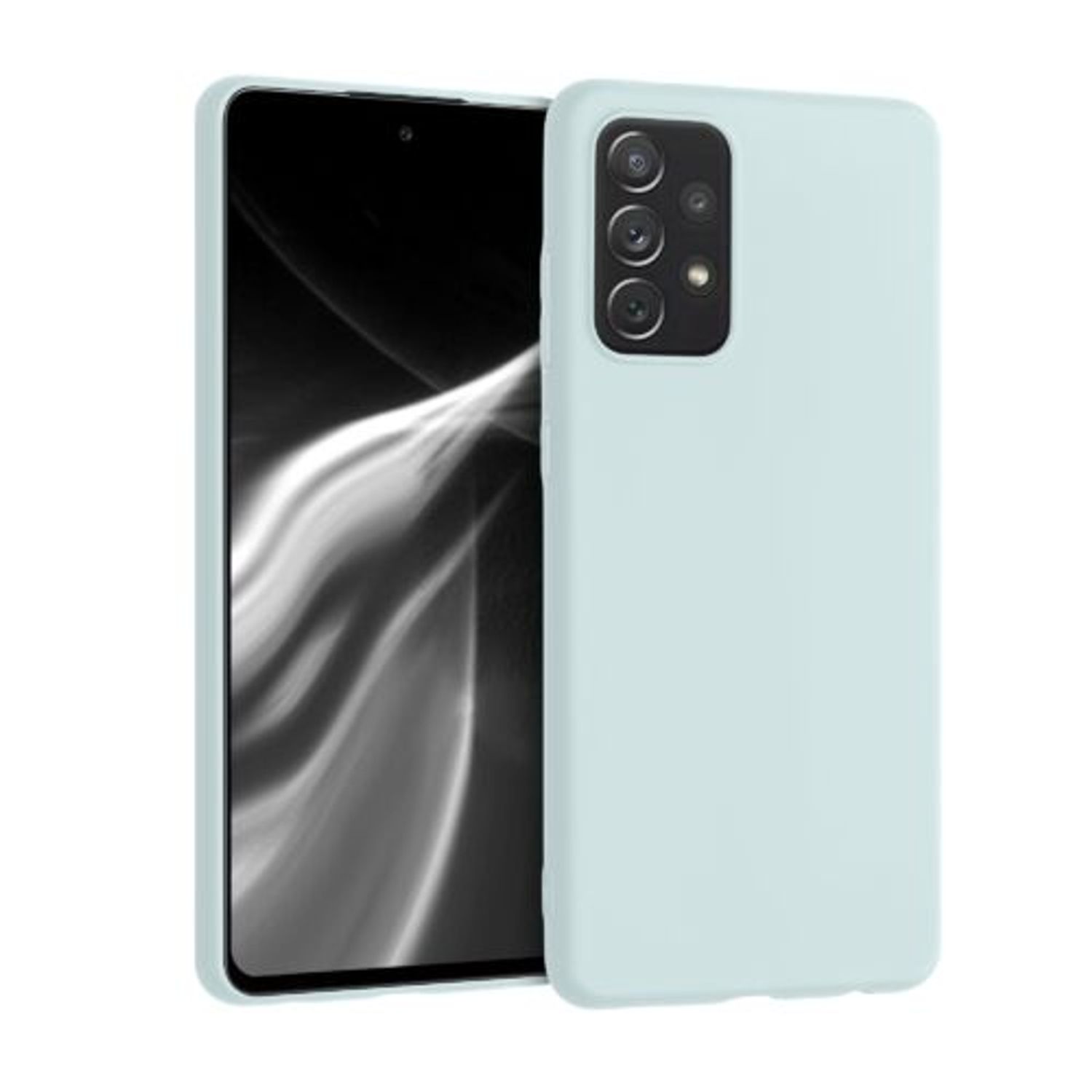 Husa pentru Samsung Galaxy A72, Silicon, Verde, 54358.200 fotografia produsului