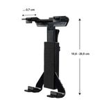 Suport auto universal pentru tableta, Kwmobile, Negru, Plastic, 11689 fotografia produsului View 3 S