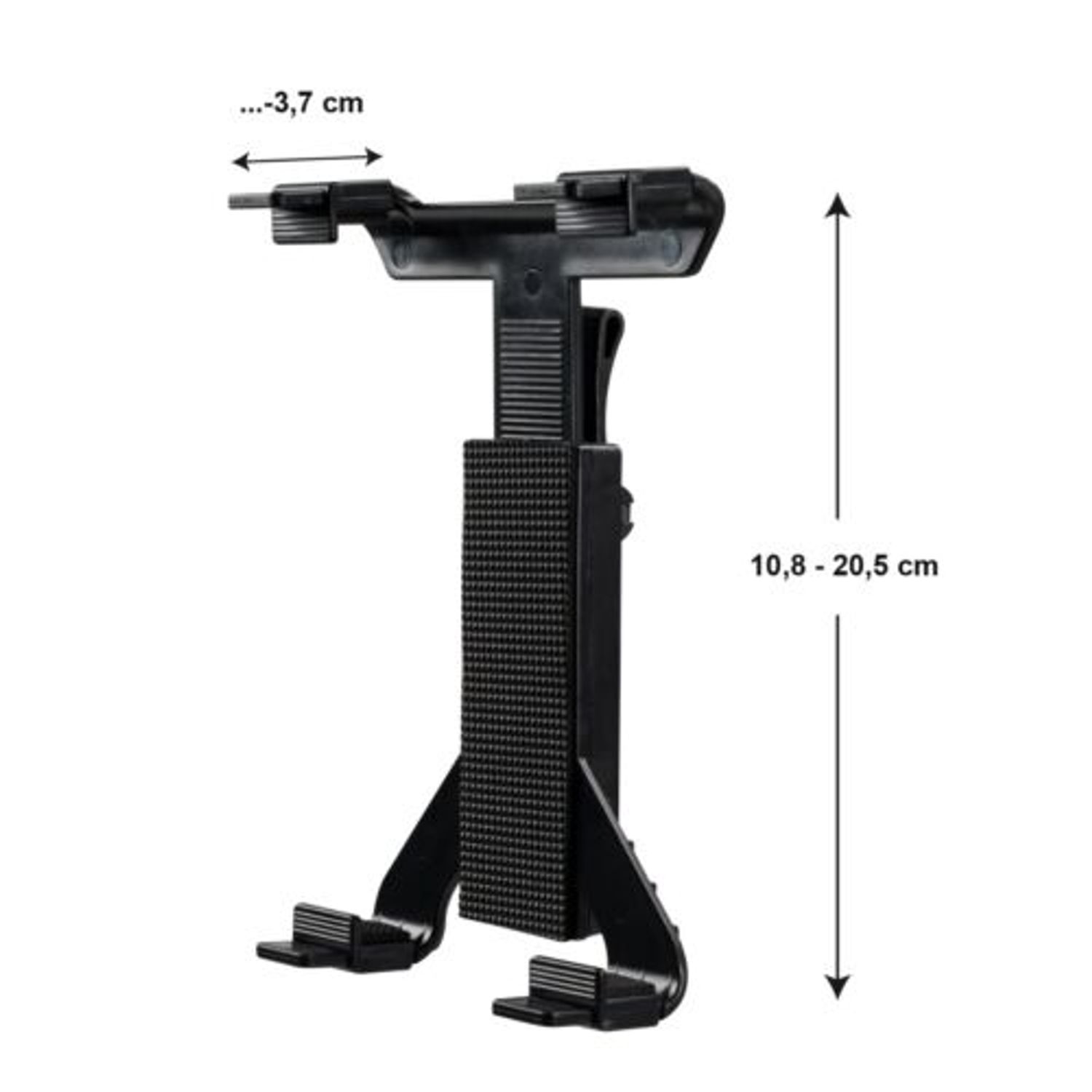 Suport auto universal pentru tableta, Kwmobile, Negru, Plastic, 11689 fotografia produsului View 3 L