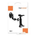 Suport auto universal pentru tableta, Kwmobile, Negru, Plastic, 11689 fotografia produsului View 4 S