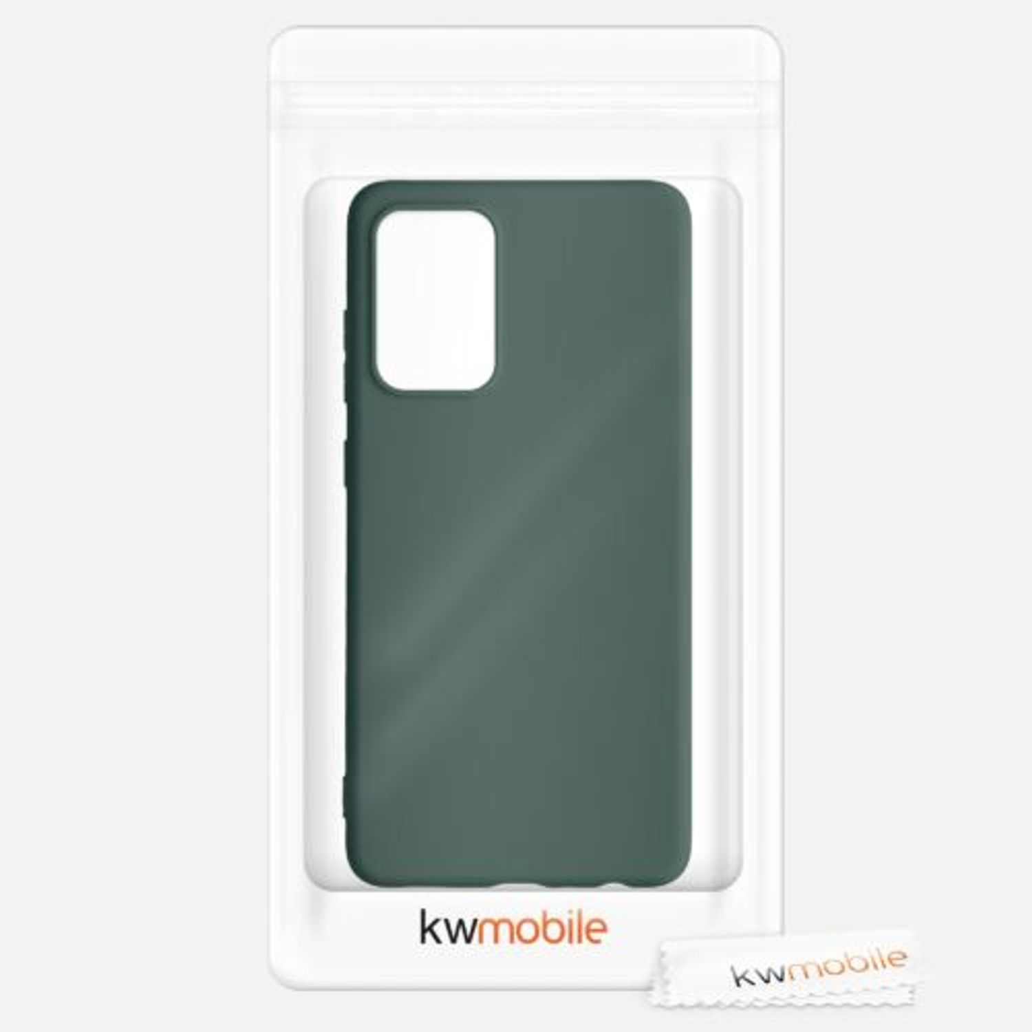 Husa pentru Samsung Galaxy A72, Silicon, Verde, 54358.169 fotografia produsului View 7 L