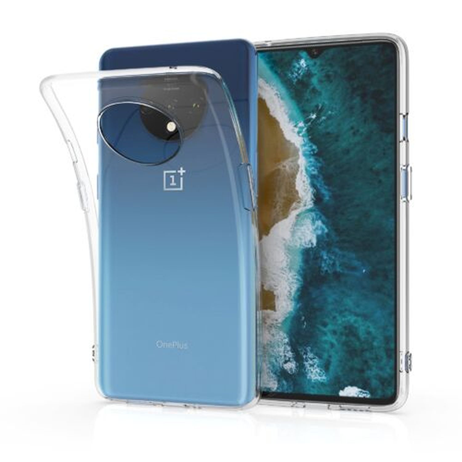 Husa pentru OnePlus 7T, Silicon, Transparent, 53893.03 fotografia produsului