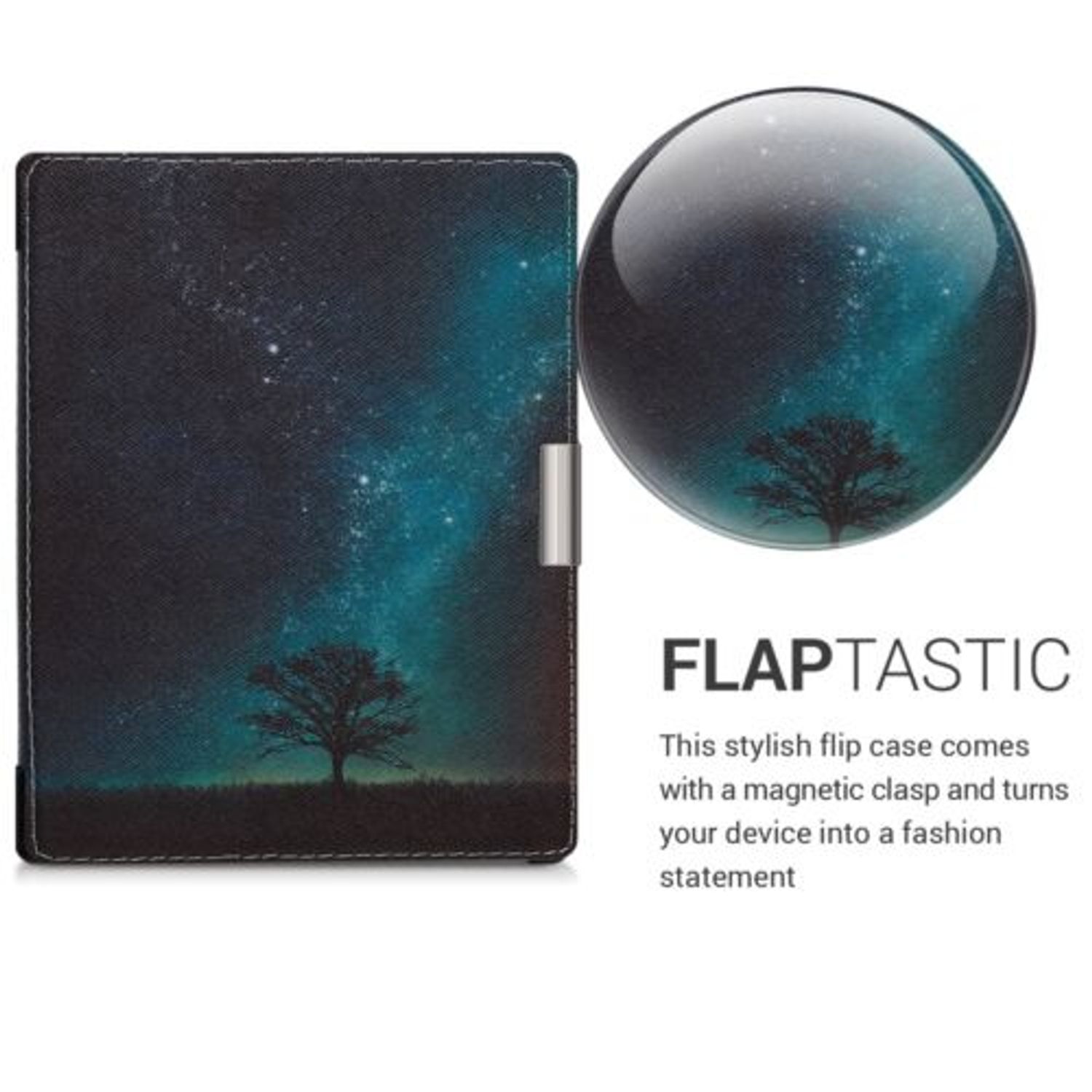 Husa pentru Kobo Aura Edition 1, Piele ecologica, Multicolor, 31484.31 fotografia produsului View 3 L