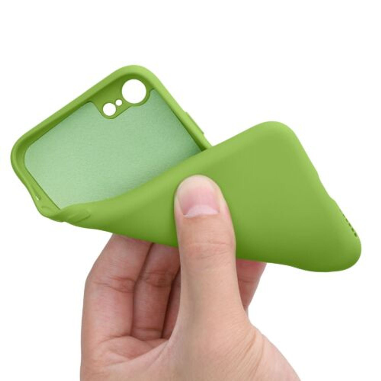 Husa pentru iPhone 8/iPhone 7/iPhone SE 2, Silicon, Verde, 49979.220 fotografia produsului View 8 L