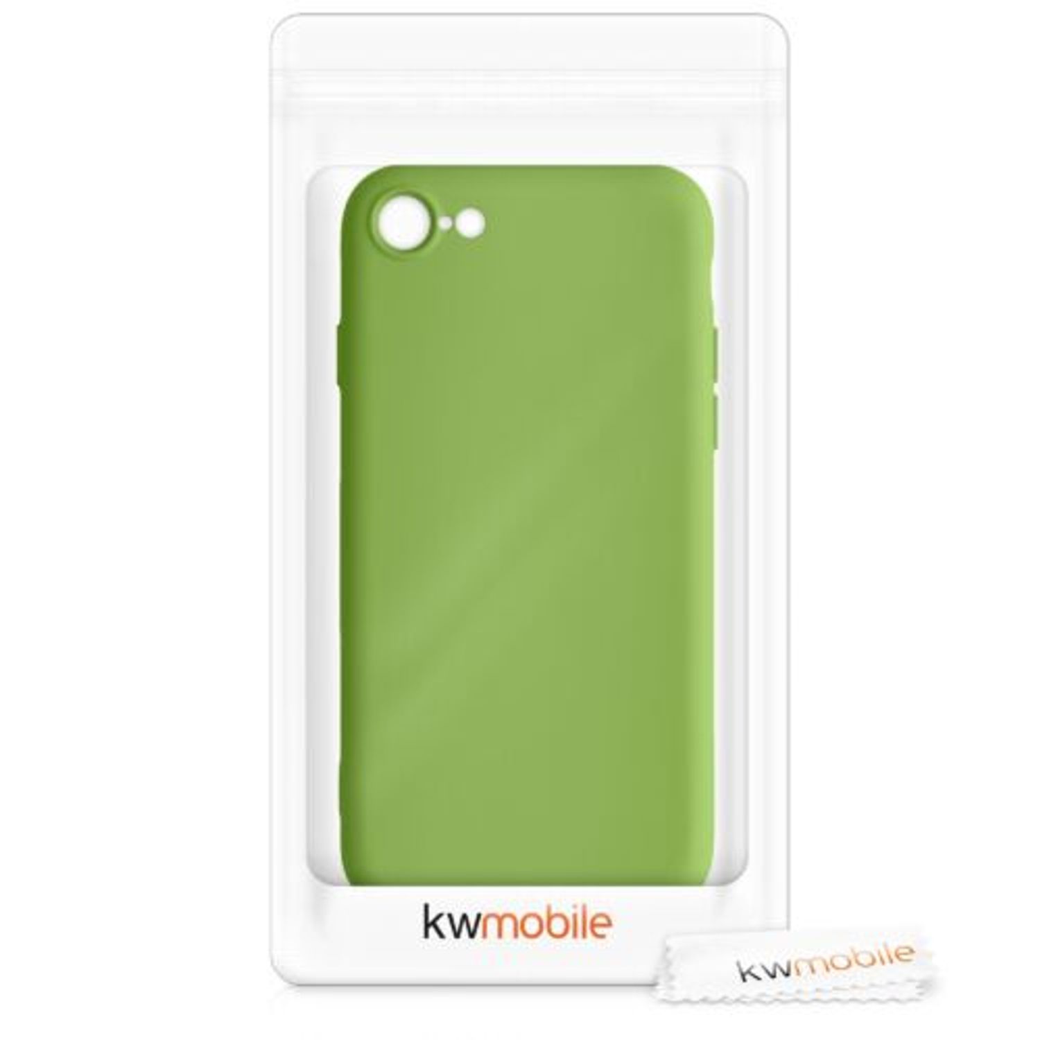 Husa pentru iPhone 8/iPhone 7/iPhone SE 2, Silicon, Verde, 49979.220 fotografia produsului View 7 L