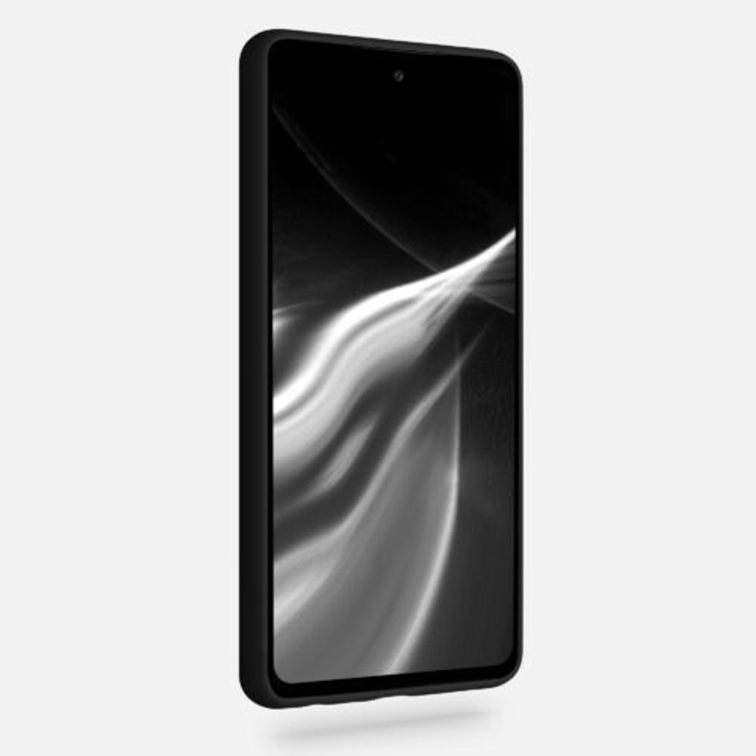 Husa pentru Samsung Galaxy A72, Silicon, Negru, 54358.47 fotografia produsului View 3 L