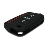 Husa Cheie Auto pentru VW, 3 Butoane, Silicon, Negru, 42888.41 fotografia produsului View 2 S