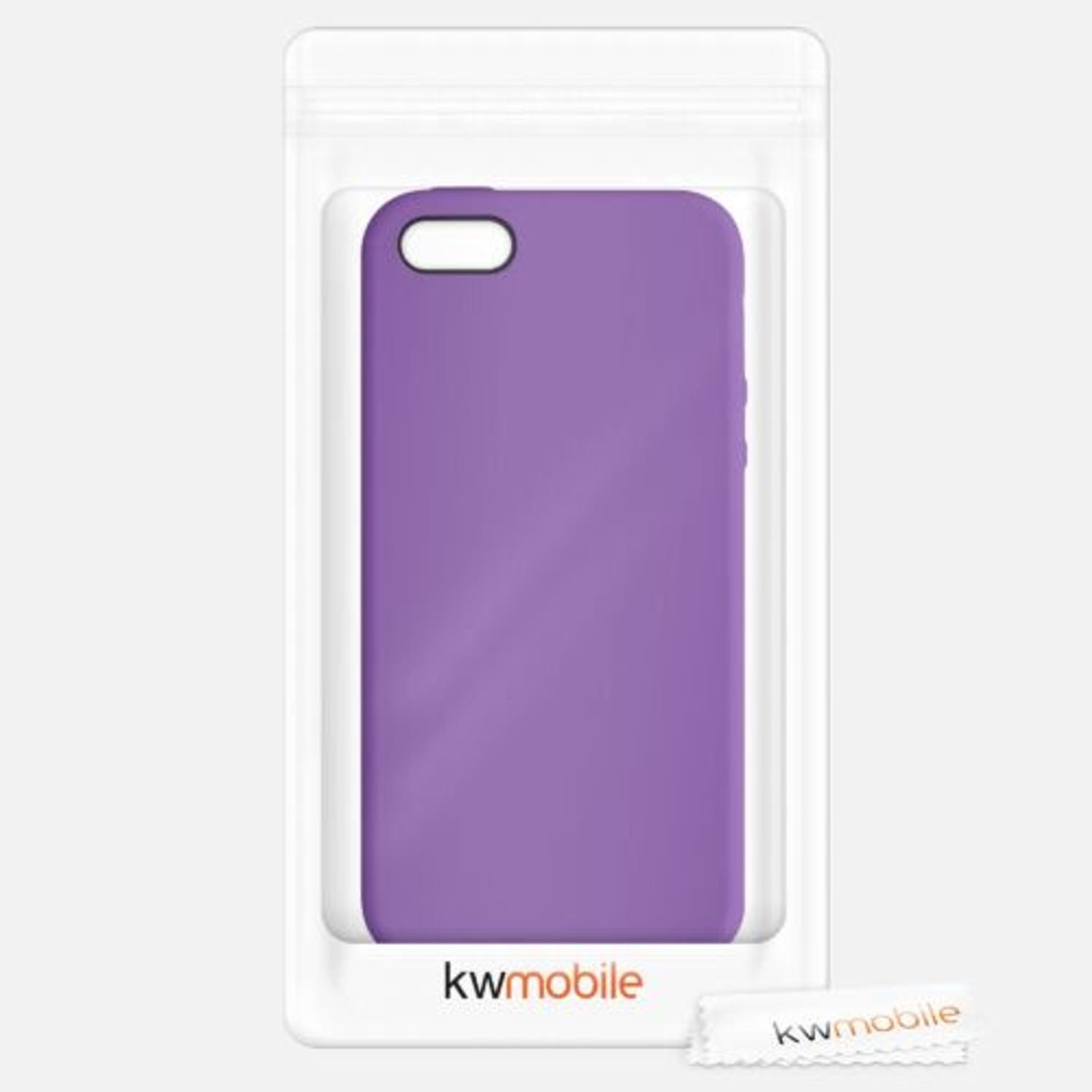 Husa pentru iPhone 5/iPhone 5s/iPhone SE, Silicon, Mov, 42766.221 fotografia produsului View 7 L