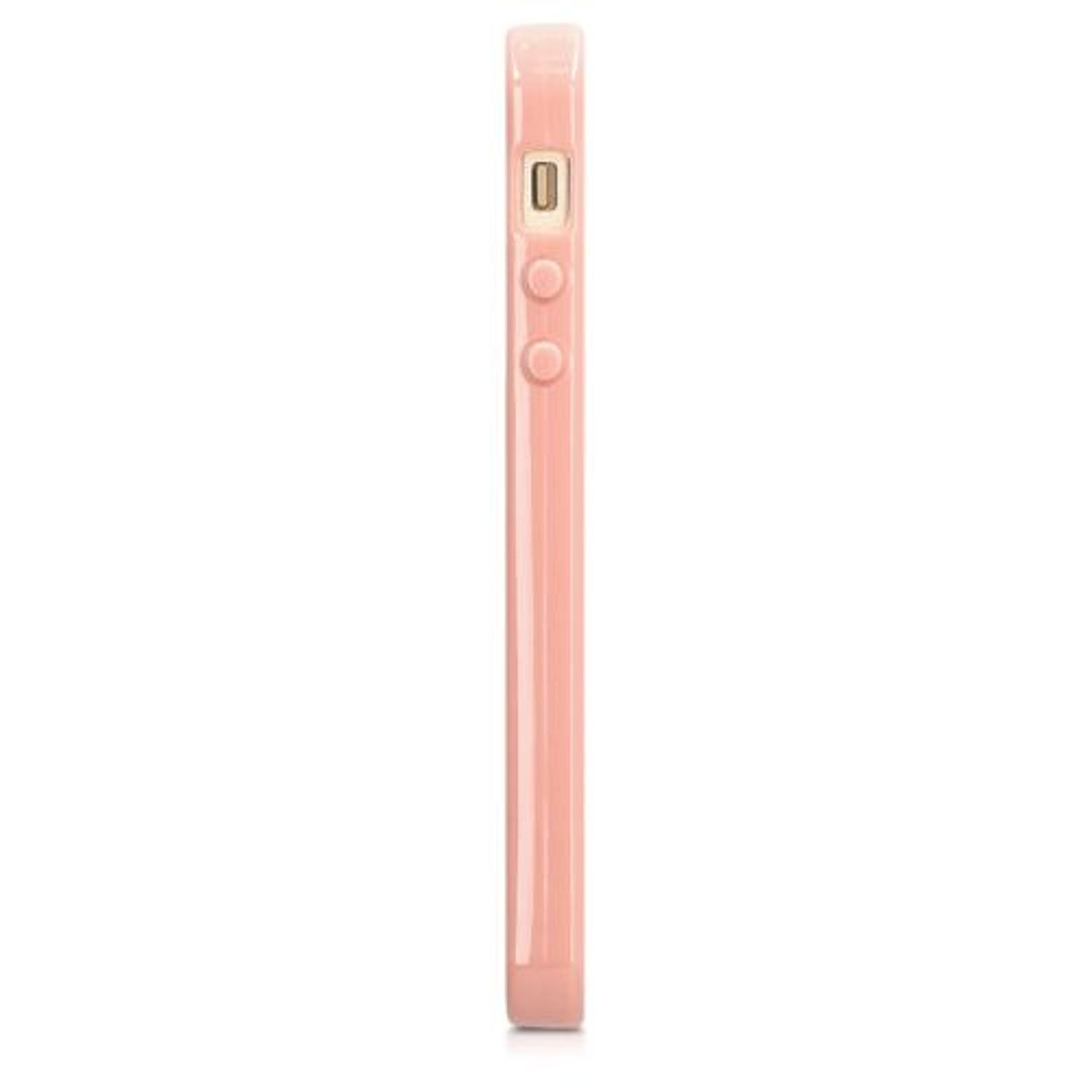 Husa pentru Apple iPhone 5/iPhone 5s/iPhone SE, Silicon, Rose Gold, 33098.89 fotografia produsului View 2 L
