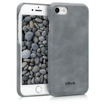 Husa pentru Apple iPhone 8/iPhone 7/iPhone SE 2, Piele naturala, Gri, 39345.19 fotografia produsului