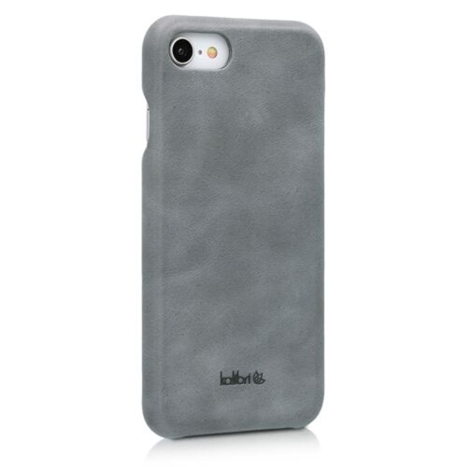 Husa pentru Apple iPhone 8/iPhone 7/iPhone SE 2, Piele naturala, Gri, 39345.19 fotografia produsului View 7 L