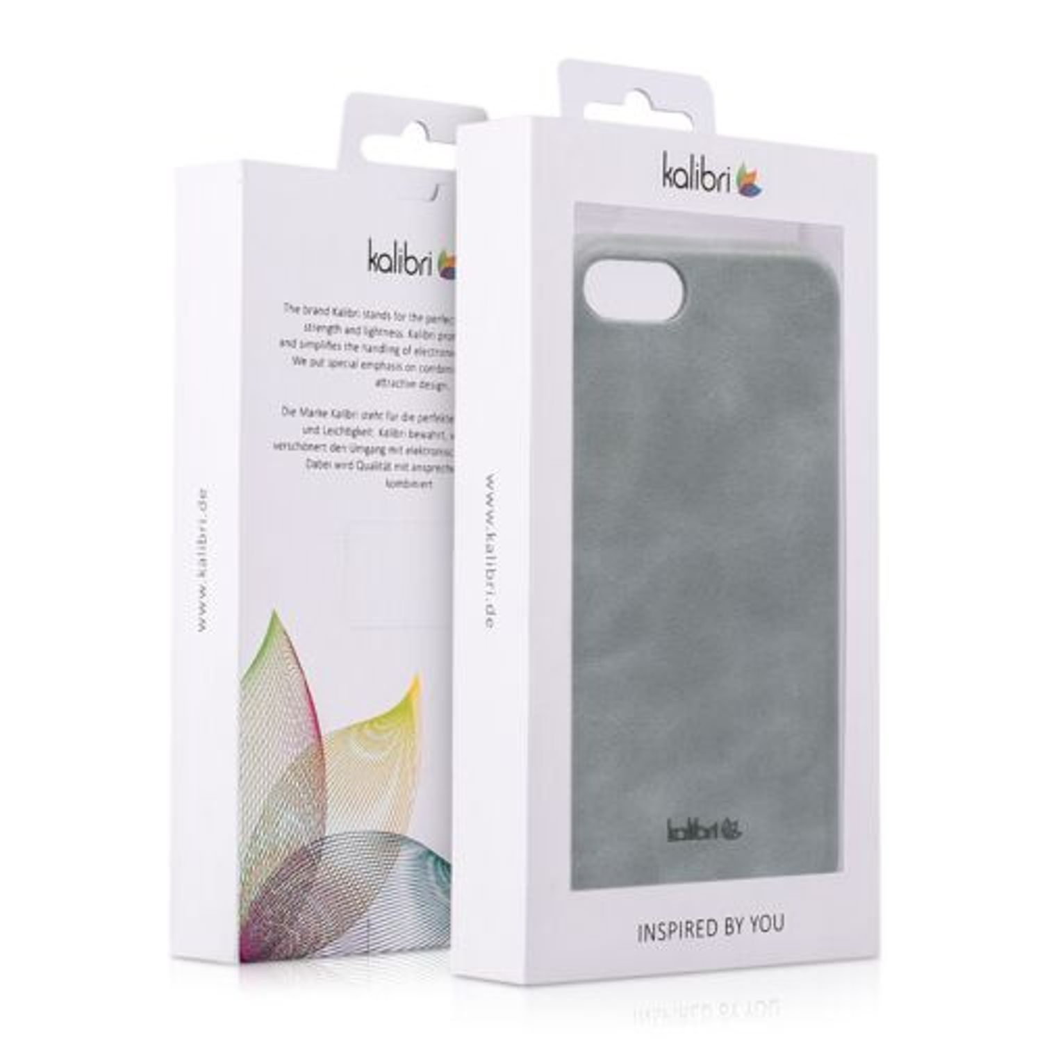 Husa pentru Apple iPhone 8/iPhone 7/iPhone SE 2, Piele naturala, Gri, 39345.19 fotografia produsului View 6 L