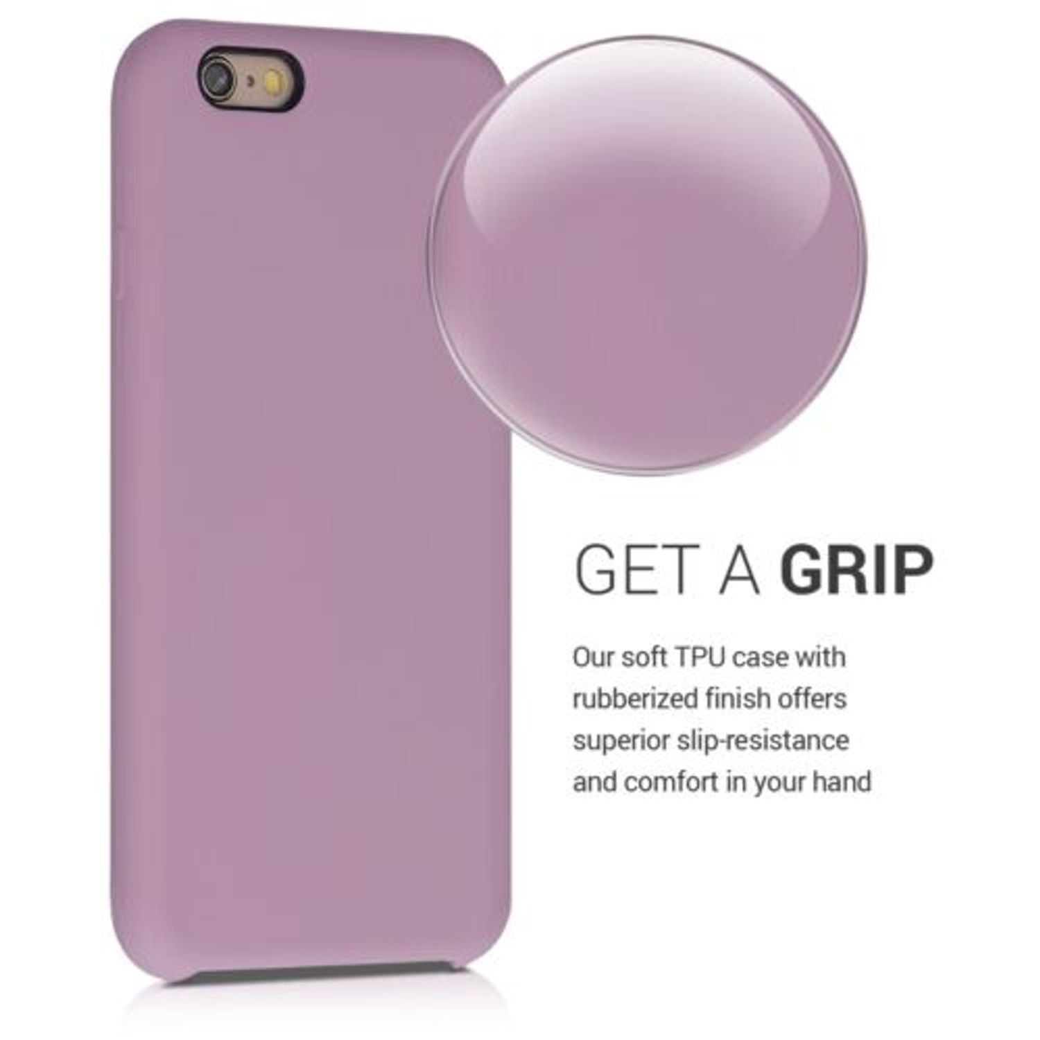 Husa pentru Apple iPhone 6/iPhone 6s, Silicon, Mov, 40223.181 fotografia produsului View 4 L