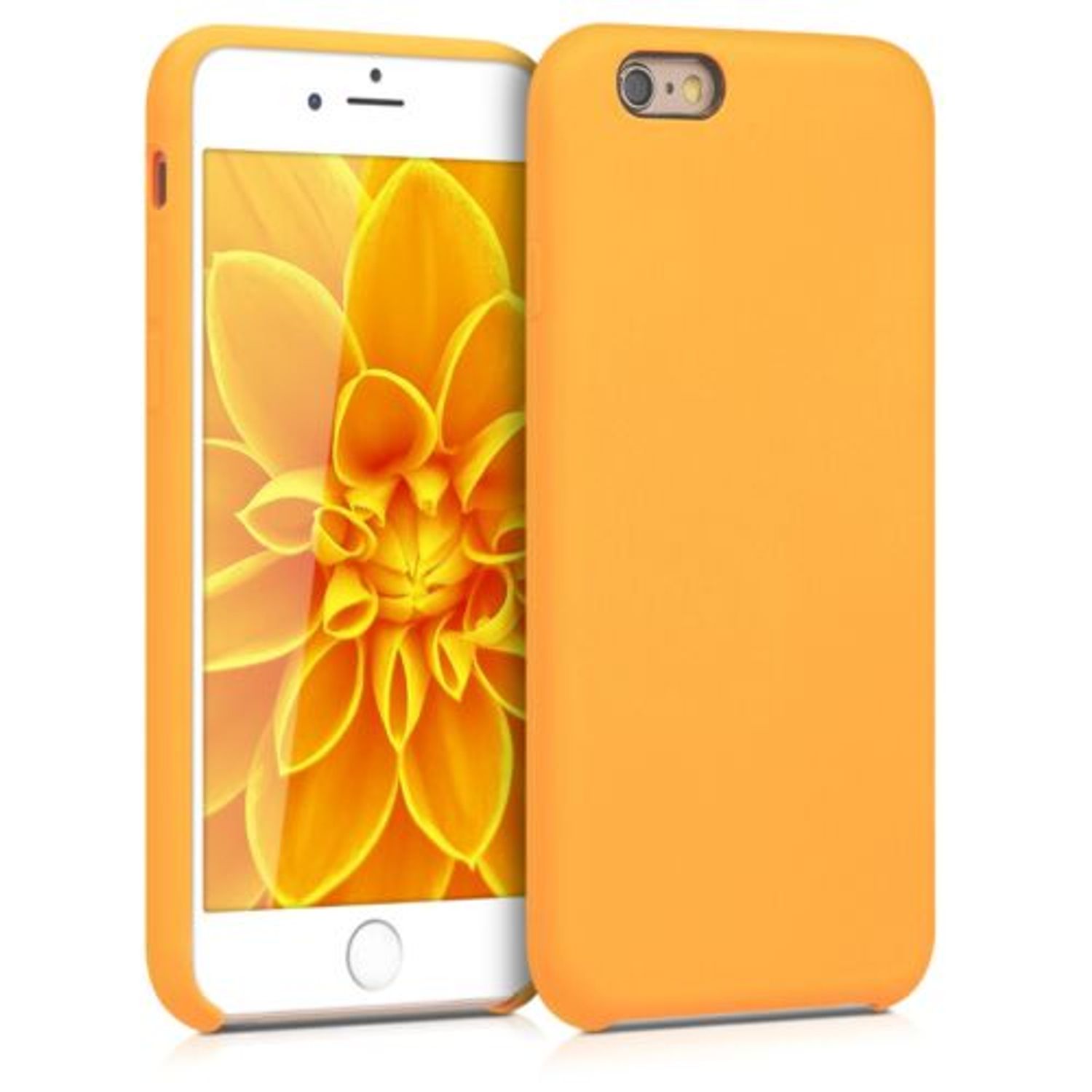 Husa pentru Apple iPhone 6/iPhone 6s, Silicon, Portocaliu, 40223.180 fotografia produsului