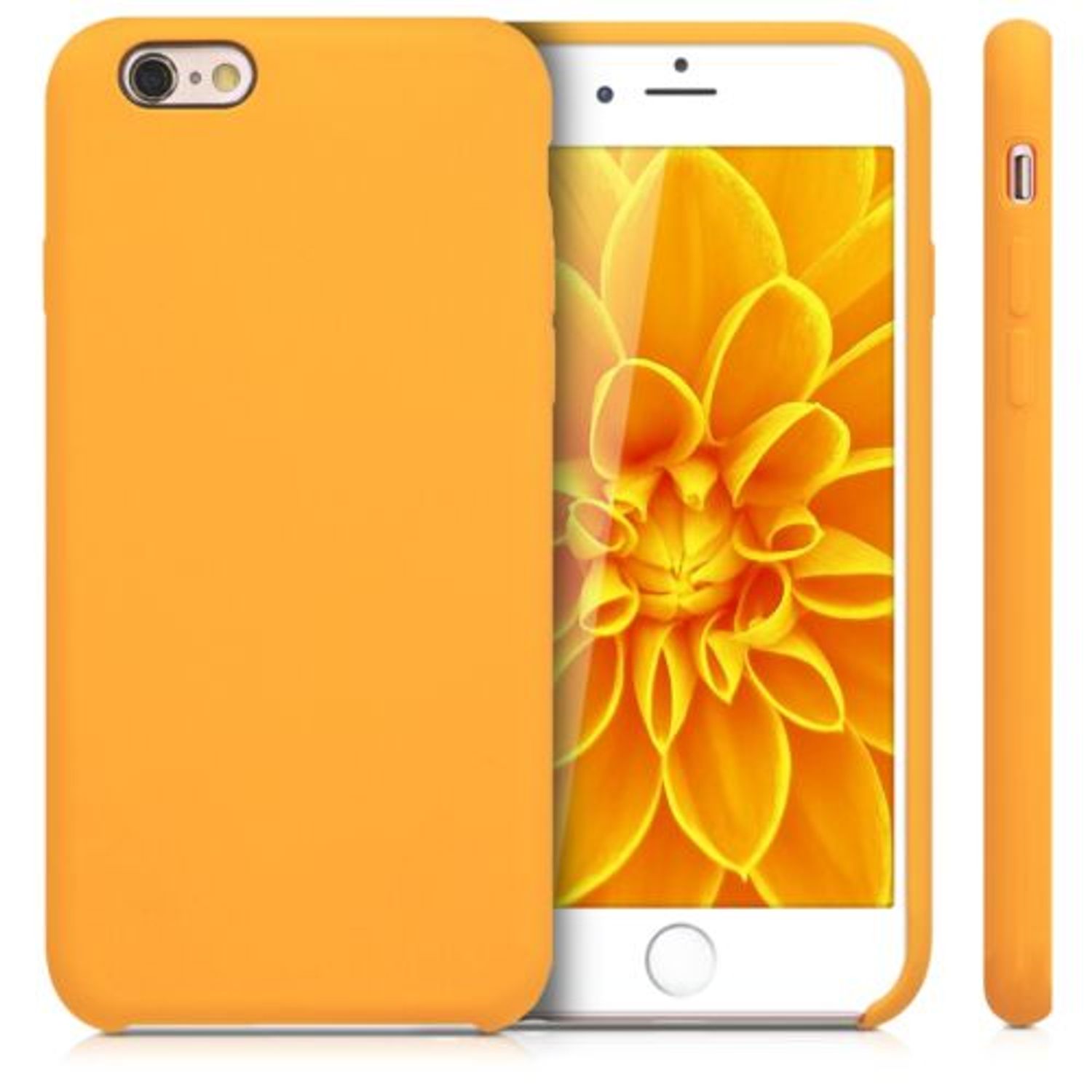 Husa pentru Apple iPhone 6/iPhone 6s, Silicon, Portocaliu, 40223.180 fotografia produsului View 2 L