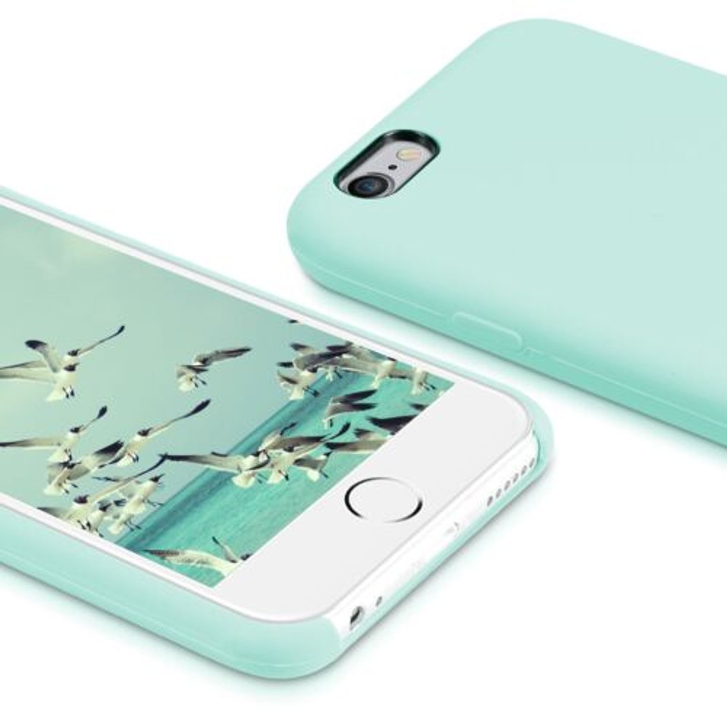 Husa pentru Apple iPhone 6/iPhone 6s, Silicon, Verde, 40223.71 fotografia produsului View 8 L