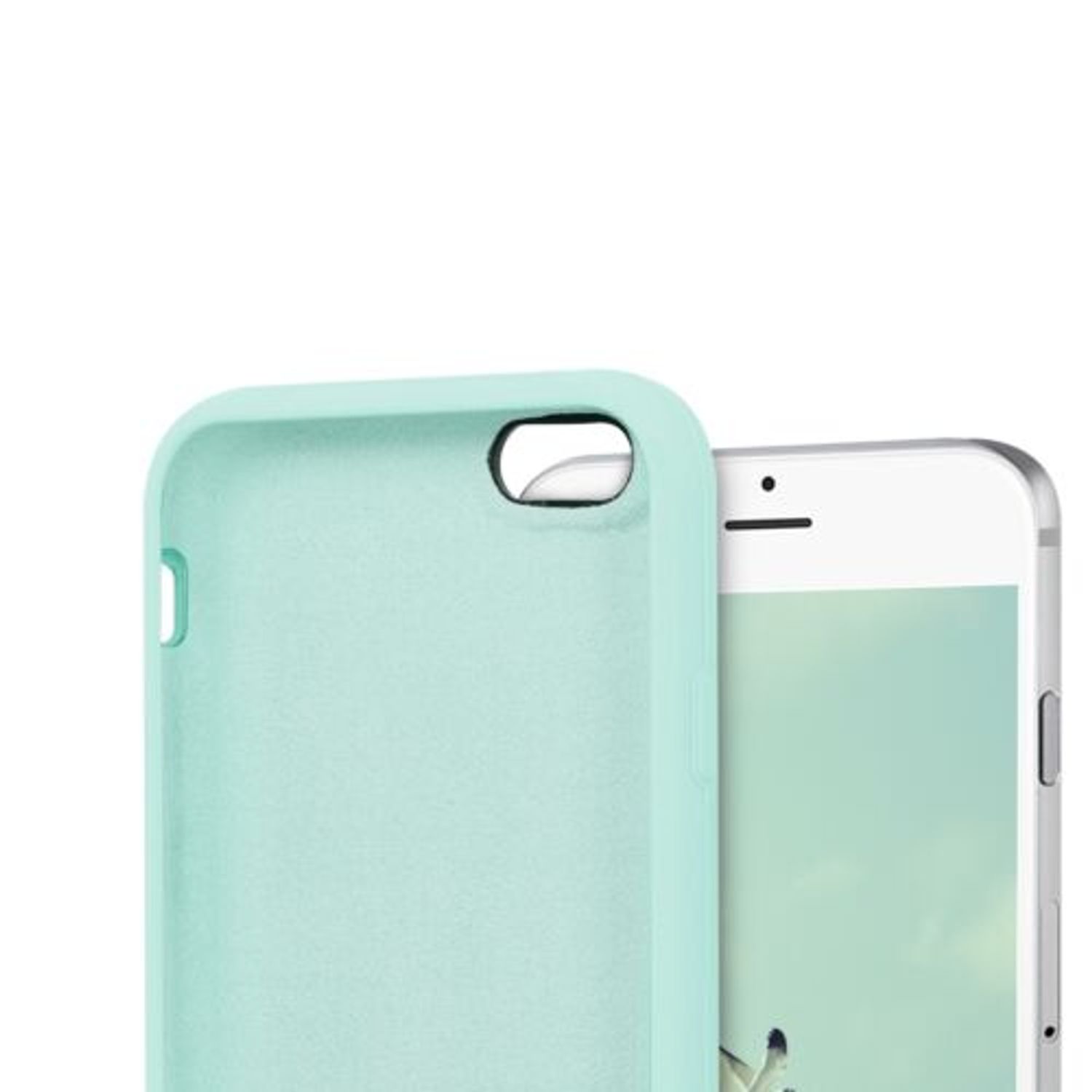 Husa pentru Apple iPhone 6/iPhone 6s, Silicon, Verde, 40223.71 fotografia produsului View 3 L