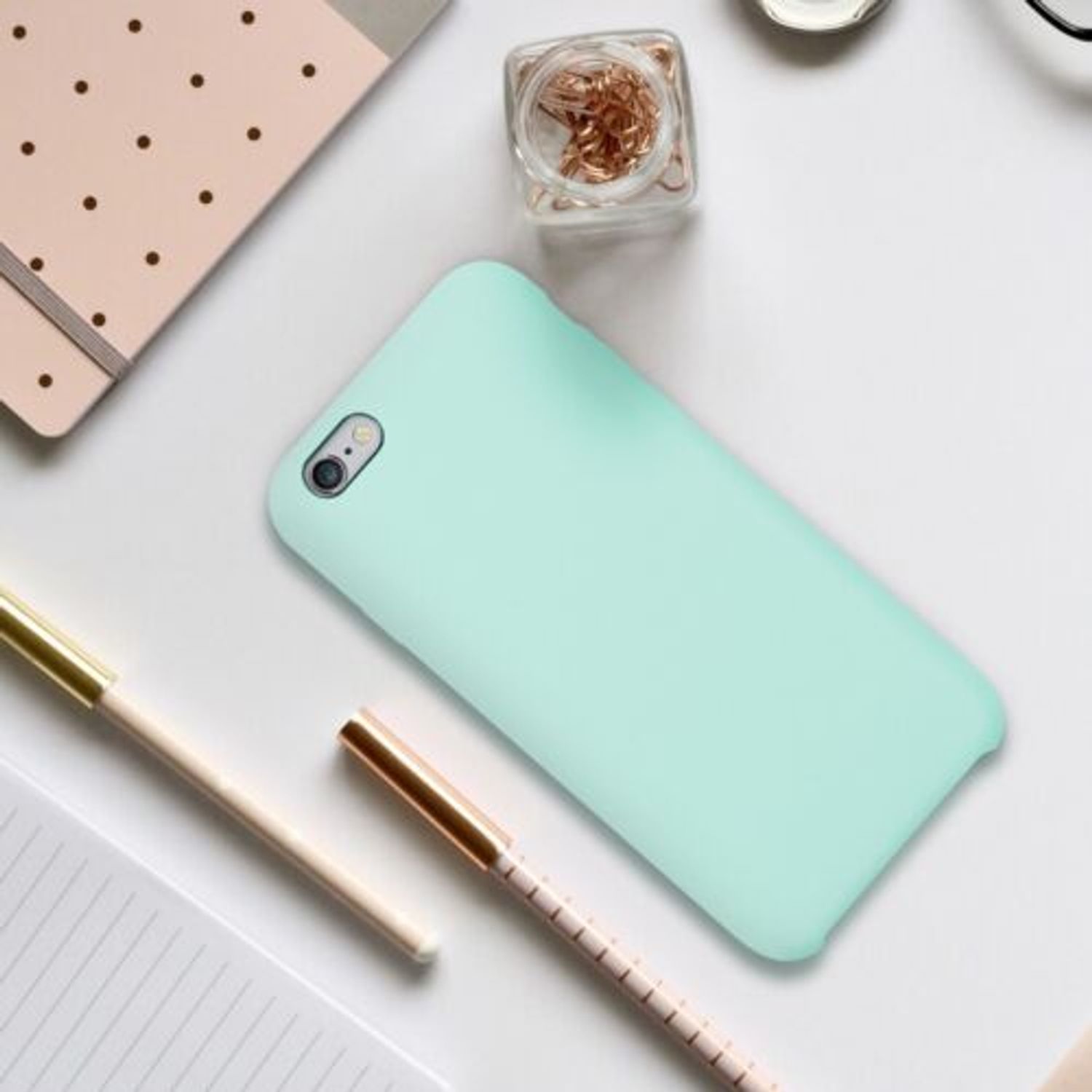 Husa pentru Apple iPhone 6/iPhone 6s, Silicon, Verde, 40223.71 fotografia produsului View 4 L