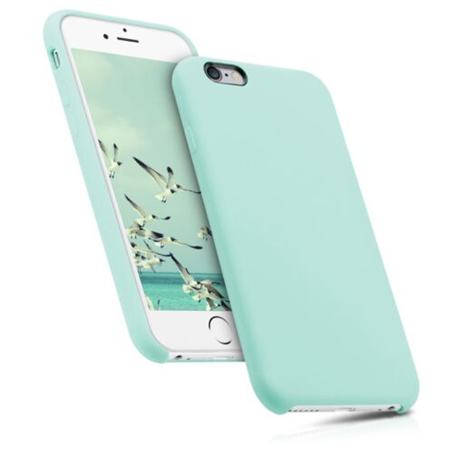 Husa pentru Apple iPhone 6/iPhone 6s, Silicon, Verde, 40223.71 fotografia produsului View 6 L
