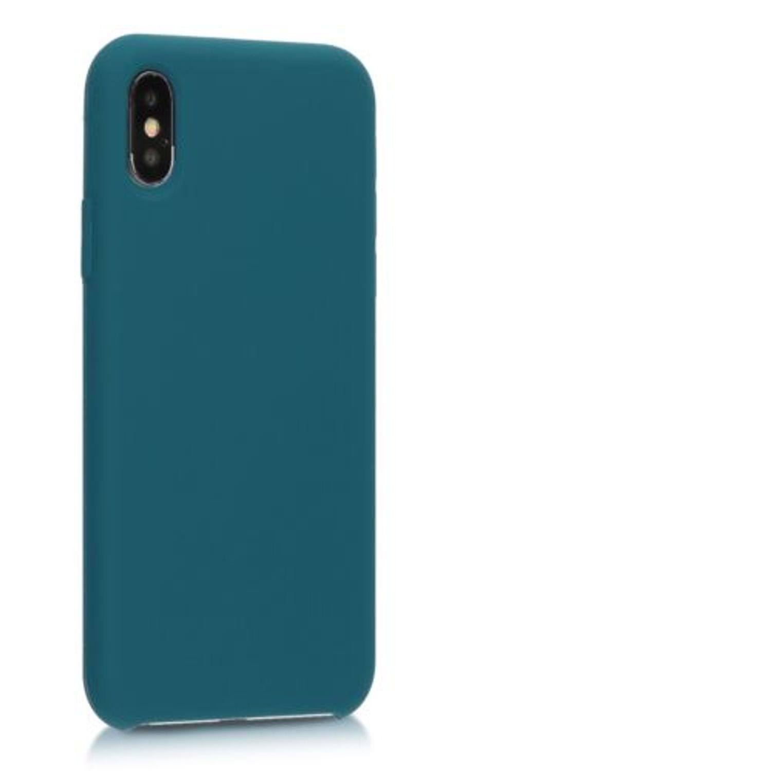 Husa pentru Apple iPhone X/iPhone XS, Silicon, Verde, 46313.57 fotografia produsului View 8 L