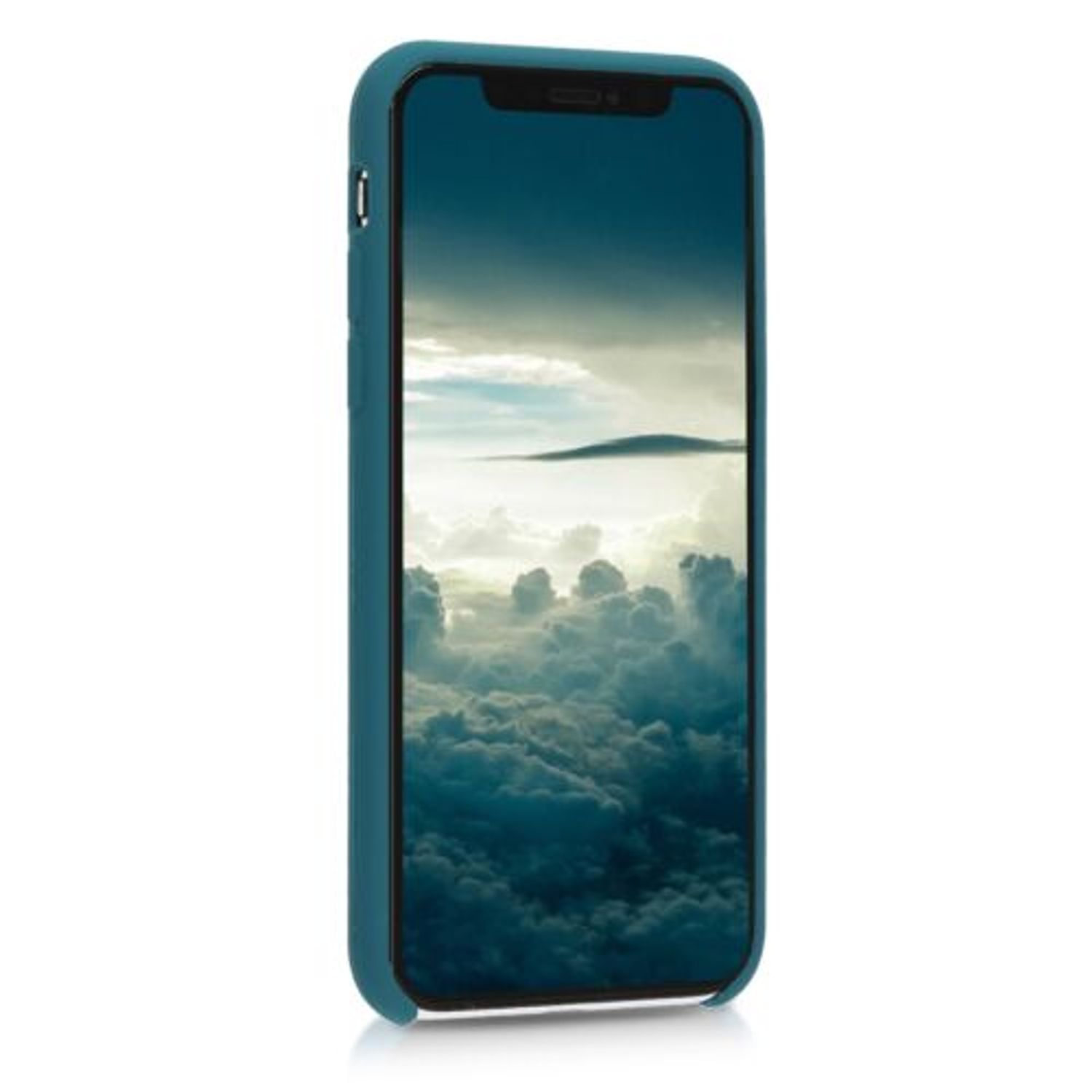 Husa pentru Apple iPhone X/iPhone XS, Silicon, Verde, 46313.57 fotografia produsului View 3 L