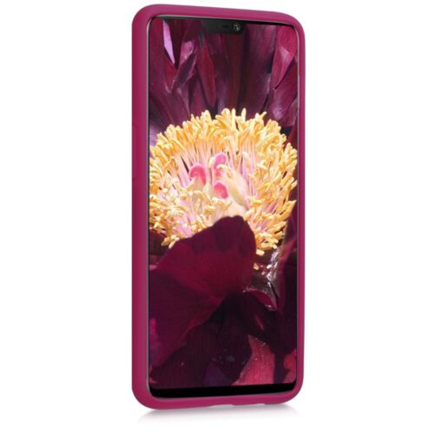 Husa pentru OnePlus 6, Silicon, Rosu, 46122.106 fotografia produsului View 3 L