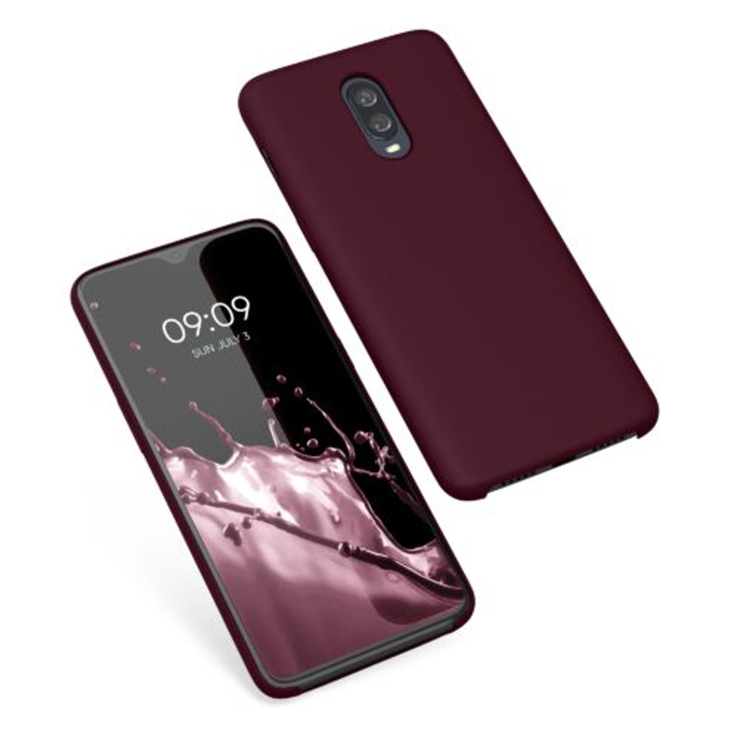 Husa pentru OnePlus 6T, Silicon, Violet, 46316.190 fotografia produsului View 2 L