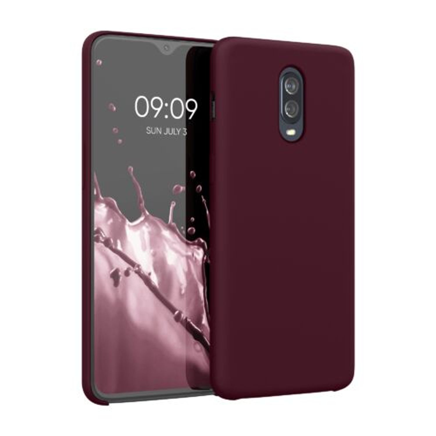 Husa pentru OnePlus 6T, Silicon, Violet, 46316.190 fotografia produsului