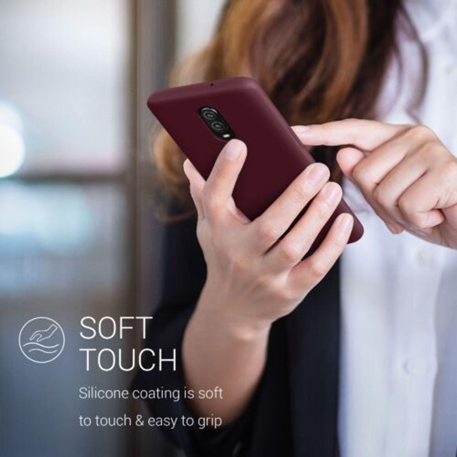 Husa pentru OnePlus 6T, Silicon, Violet, 46316.190 fotografia produsului View 5 L