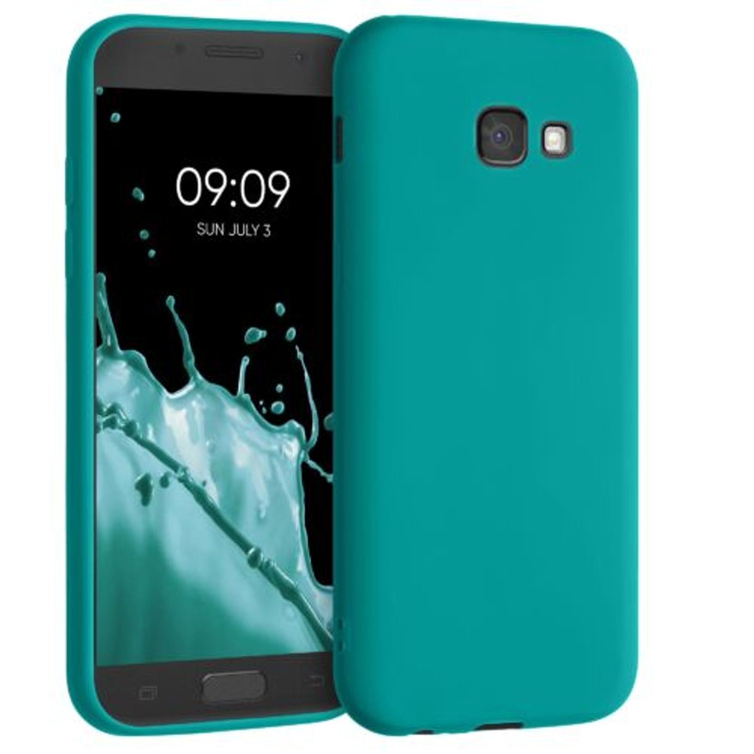 Husa pentru Samsung Galaxy A5 (2017), Silicon, Verde, 40717.57 fotografia produsului