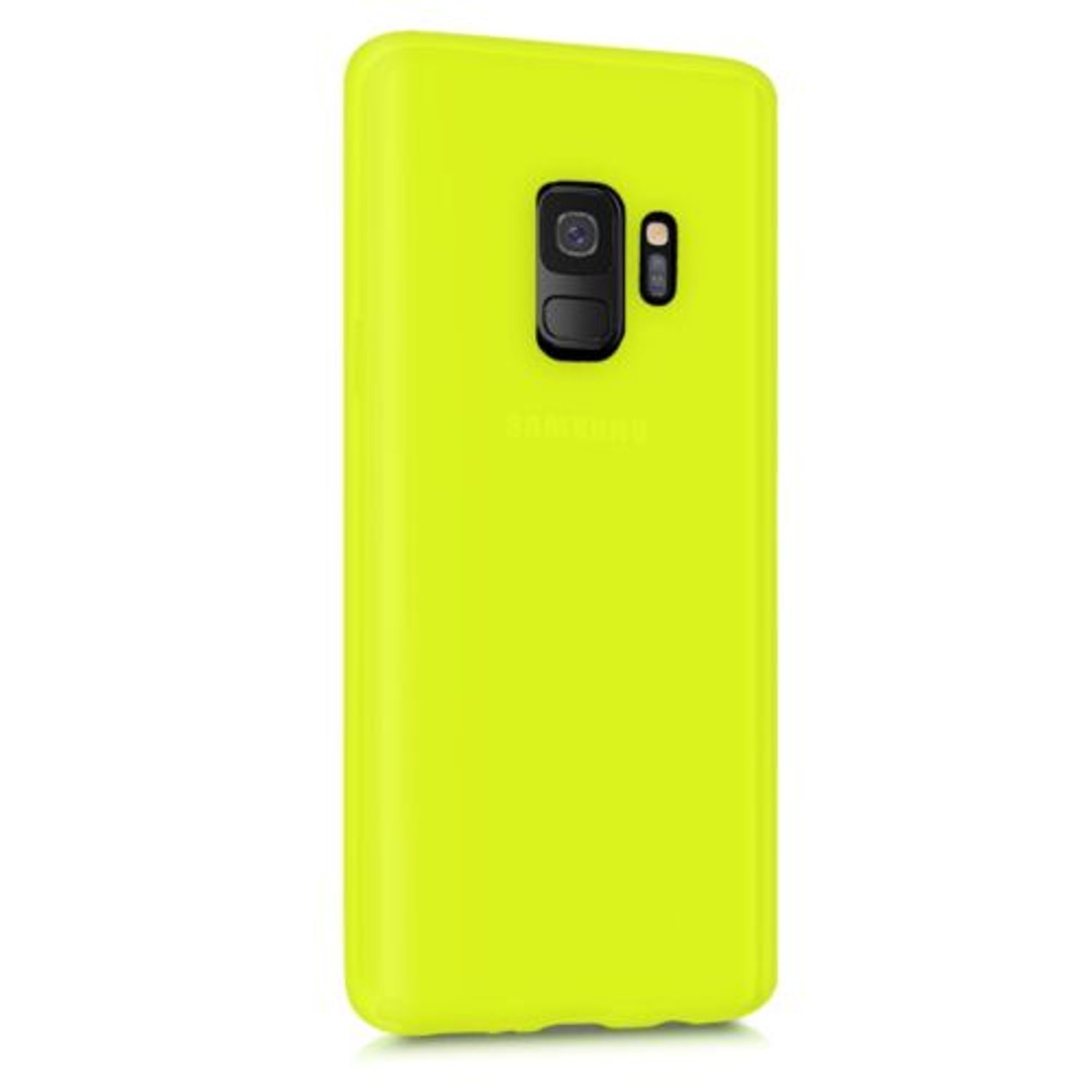 Husa pentru Samsung Galaxy S9, Silicon, Galben, 45180.75 fotografia produsului View 7 L