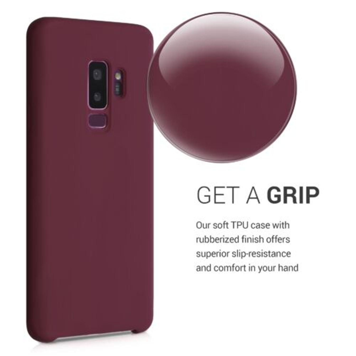 Husa pentru Samsung Galaxy S9 Plus, Silicon, Violet, 44183.190 fotografia produsului View 4 L